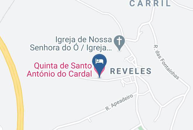 Quinta De Santo Antonio Do Cardal Map