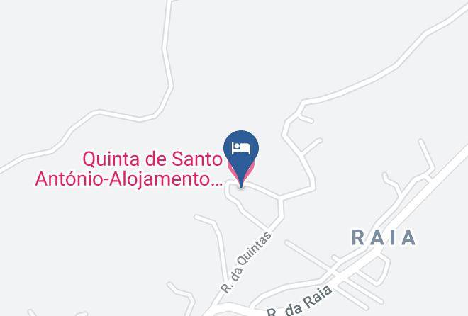 Mateus - Quinta De Santo Antonio Alojamento Local Maps