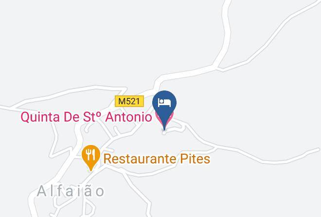 Alfaiao - Quinta De St Antonio Maps