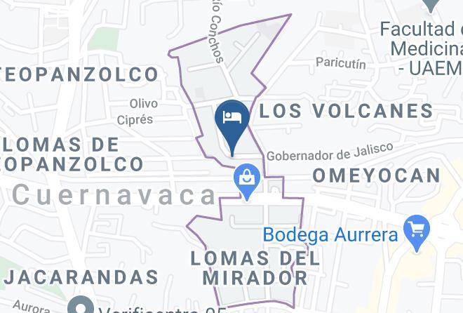 Cuernavaca - Quinta Del Gobernador Maps