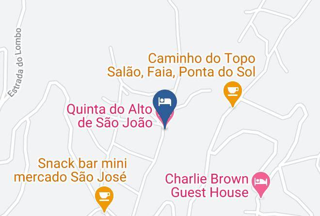 Ponta Do Sol - Quinta Do Alto De Sao Joao Maps