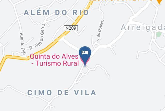 Pacos De Ferreira - Quinta Do Alves Turismo Rural Maps