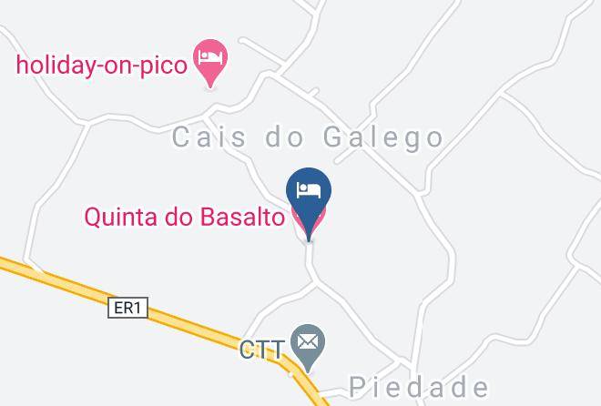 Lajes Do Pico - Quinta Do Basalto Maps