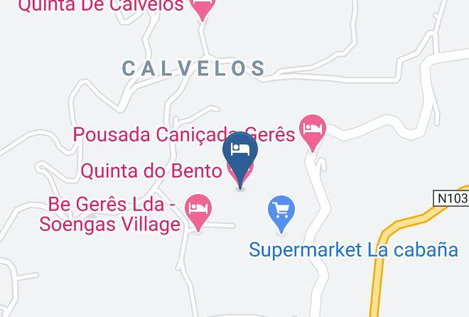 Vieira Do Minho - Quinta Do Bento Maps