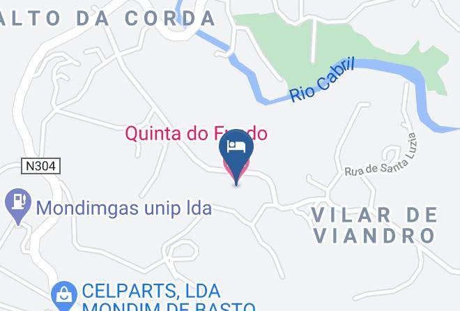 Mondim De Basto - Quinta Do Fundo Maps