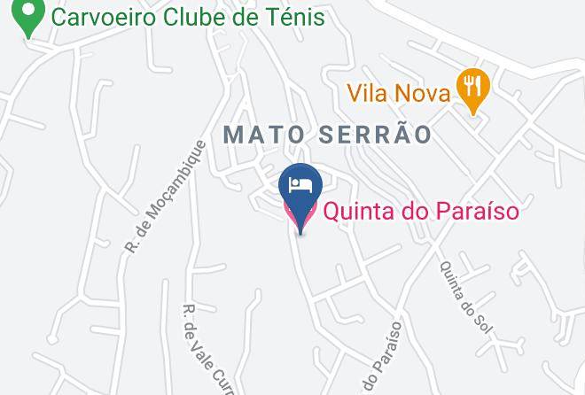Quinta Do Paraiso Map