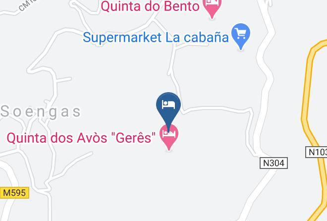 Vieira Do Minho - Quinta Dos Avos Geres Maps