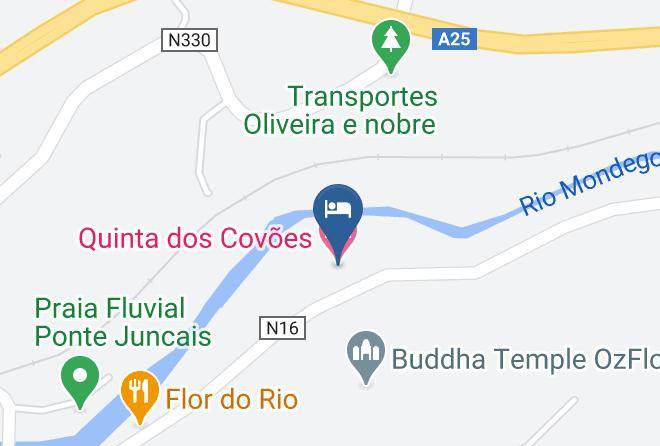 Fornos De Algodres - Quinta Dos Covoes Maps