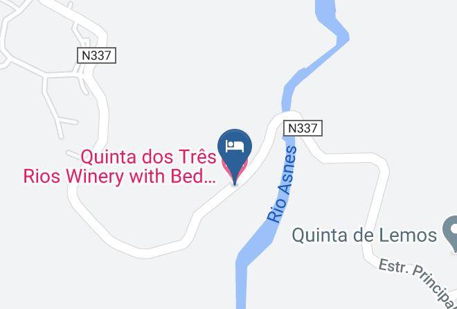 Tondela - Quinta Dos Tres Rios Winery With Bed And Breakfast Maps
