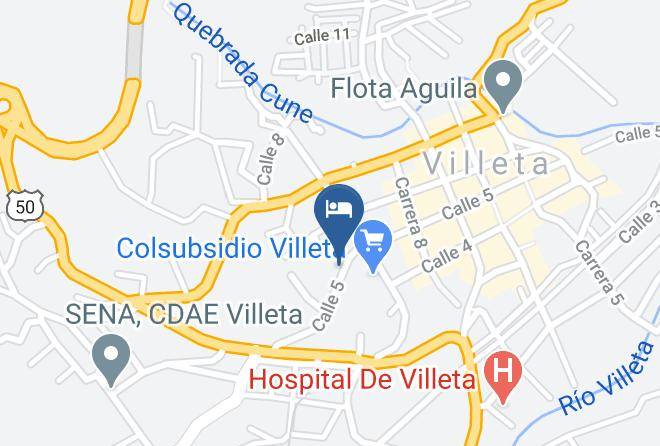 Villeta - Quinta El Descanso Maps