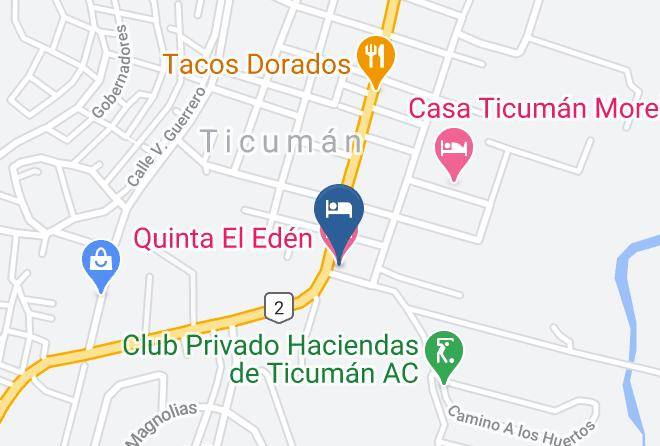 Tlaltizapan De Zapata - Quinta El Eden Maps
