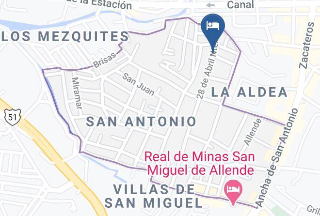 San Miguel De Allende - Quinta Encantada Maps