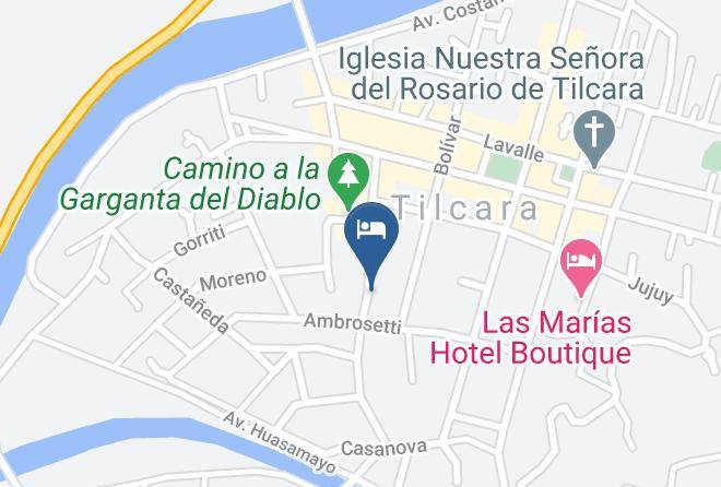 Tilcara - Quinta La Pacena Maps