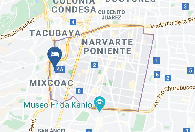 Benito Juarez - Quinta Las Delicias Maps