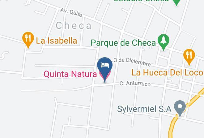 Distrito Metropolitano De Quito - Quinta Natura Hotel Maps
