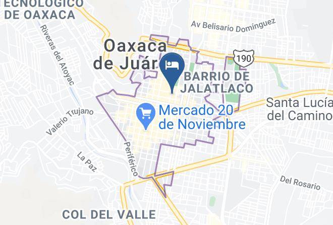 Oaxaca De Juarez - Quinta Real Oaxaca Maps