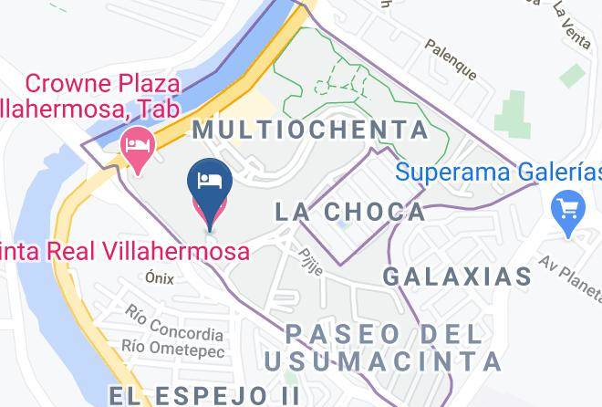 City Centre - Quinta Eden Villahermosa Maps