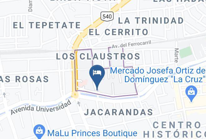 Santiago De Queretaro - Quinta Rio Hotel Boutique Maps