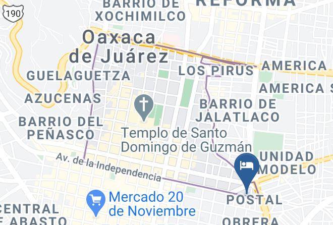 Oaxaca De Juarez - Quinta Roca Hotel Maps
