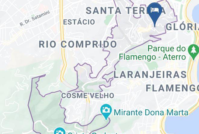 Rio De Janeiro Santa Teresa - Quinta Rosa Maps