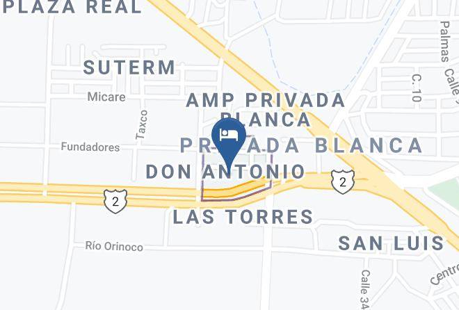 Piedras Negras - Quinta San Carlos Inn Maps