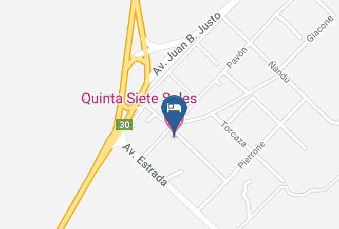 Tandil Partido - Quinta Siete Soles Maps