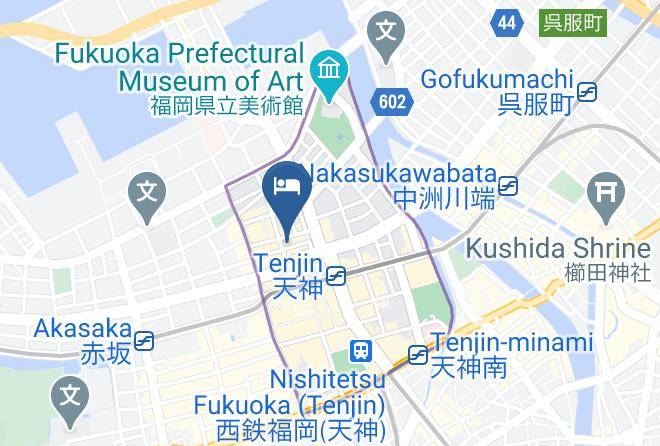 Fukuoka City Chuo Ward - Quintessa Hotel Fukuoka Tenjin Maps