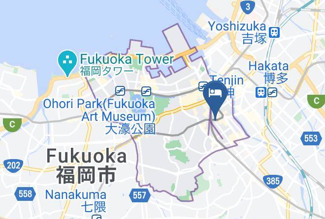 Fukuoka City Chuo Ward - Quintessa Hotel Fukuoka Tenjin Minami Maps