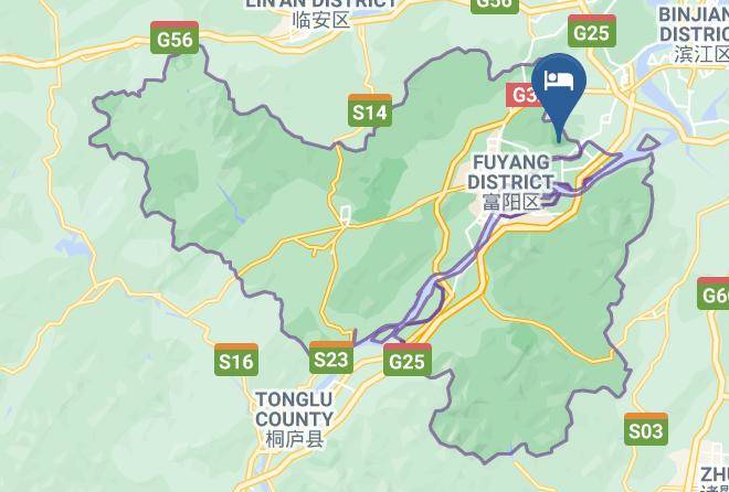 Hangzhou - Qunle Hotel Maps