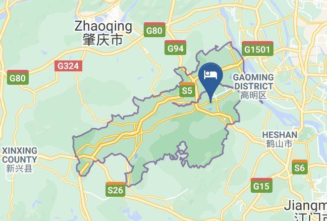 Foshan - Qushsu Medea Luhu Oriental Cultural Chaopai Resort Maps