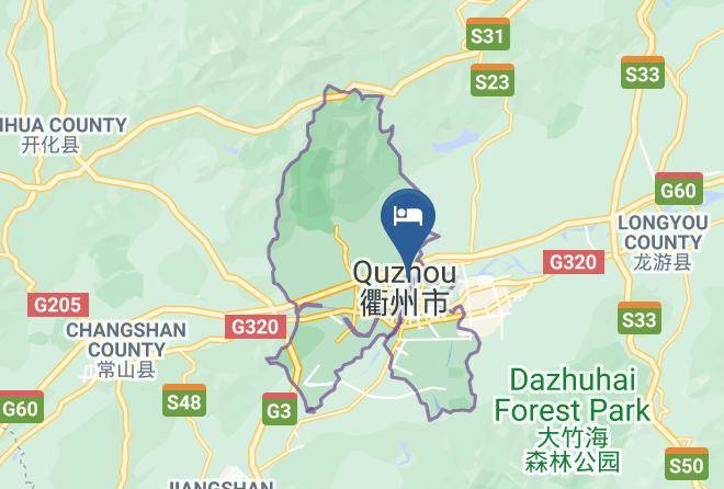 Quzhou Guanfa Enjoy Hotel Map