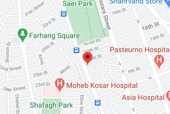 Tehran - Raamtin Hotel Maps