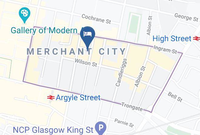 Glasgow City - Rab Ha's Hotel Maps