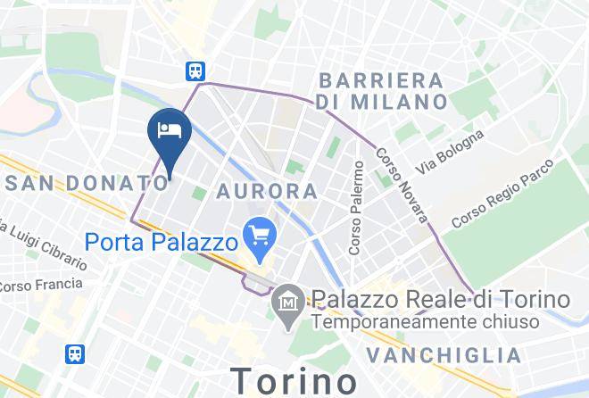 Turin - Rabadan Bed And Breakfast Maps
