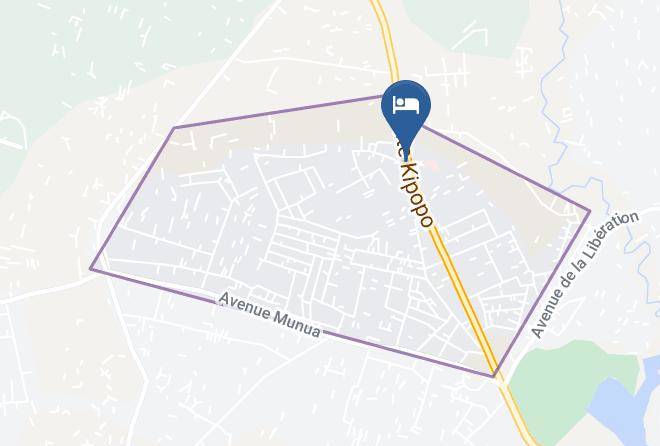 Lubumbashi - Rabi Hotel Maps