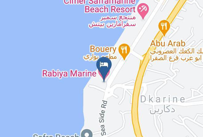 Rabiya marine hotel map