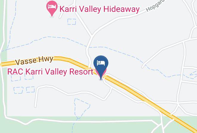 Rac Karri Valley Resort Map