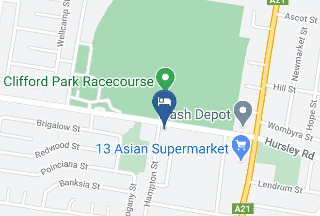 Toowoomba - Raceview Motor Inn Maps