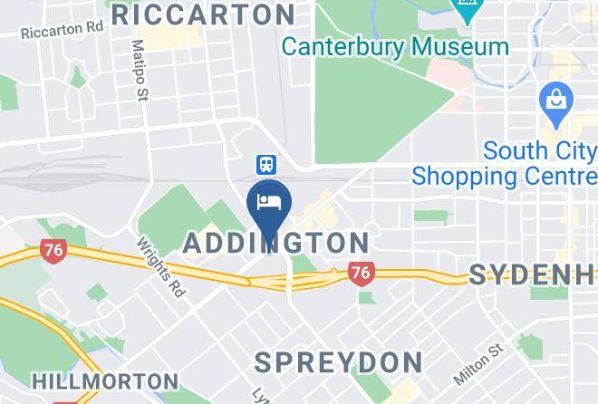 Christchurch - Raceway Motel Maps
