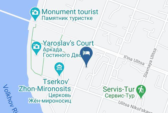 Velikiy Novgorod - Rachmaninoff Hotel Maps