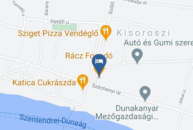 Kisoroszi - Racz Fogado Maps