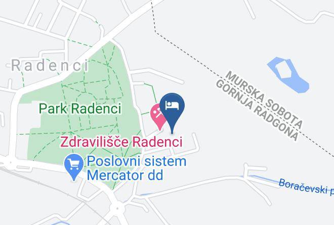 Radenci - Hotel Izvir Maps