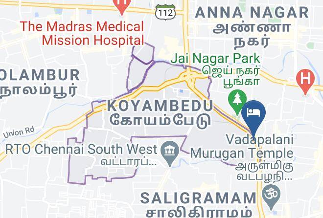 Chennai - Radha Regent Maps