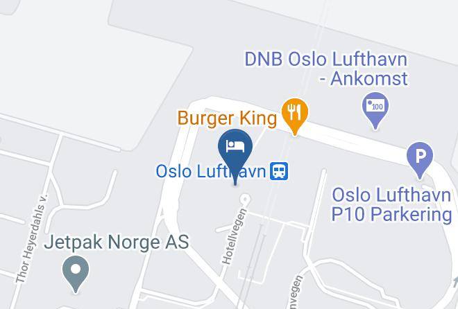 Radisson Blu Airport Hotel Oslo Gardermoen Map