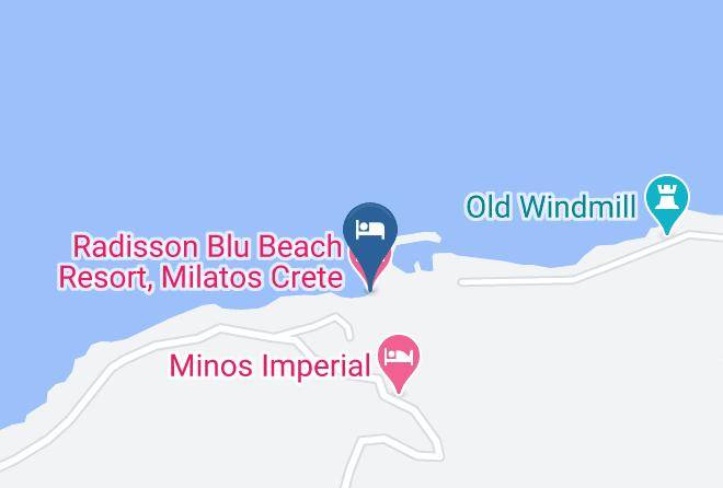 Lasithi - Radisson Blu Beach Resort Milatos Crete Maps