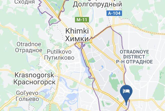 Radisson Blu Belorusskaya Hotel Moscow Map