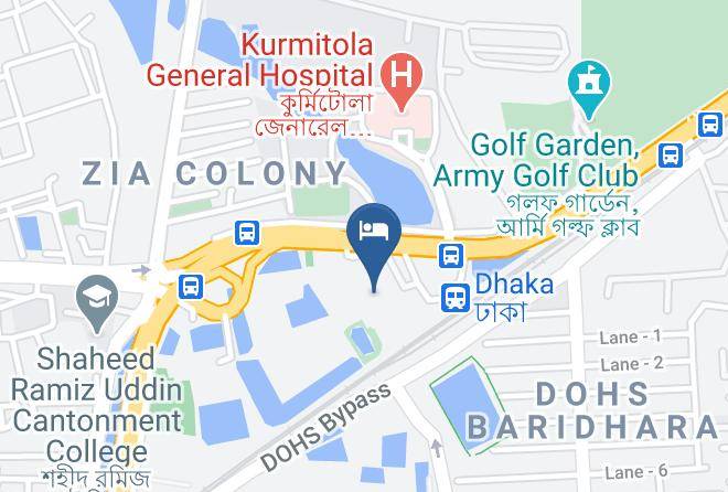 Dhaka - Radisson Blu Dhaka Water Garden Maps