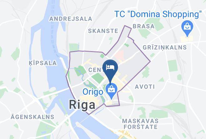 Riga - Radisson Blu Elizabete Hotel Maps