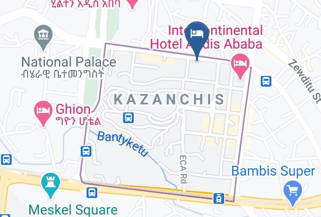 Addis Ababa - Radisson Blu Hotel Addis Ababa Maps