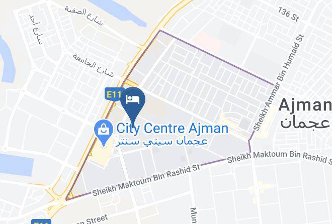 Radisson Blu Hotel Ajman Map